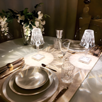 Modern Glossy Crystal Table Lamp with Easy Control