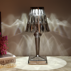 Modern Glossy Crystal Table Lamp with Easy Control