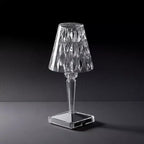 Modern Glossy Crystal Table Lamp with Easy Control