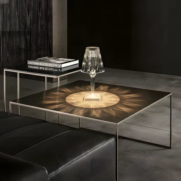 Modern Glossy Crystal Table Lamp with Easy Control