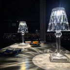 Modern Glossy Crystal Table Lamp with Easy Control