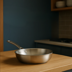 Titanium Induction Frying Pan – Hammered, Durable and Elegant