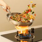 Premium Titanium Frying Pan for All Hobs - Cook Healthier and More Durably