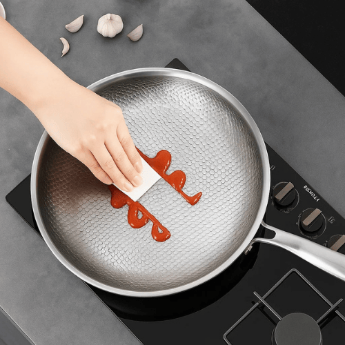 Premium Titanium Frying Pan for All Hobs - Cook Healthier and More Durably