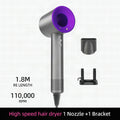 Ionic hair dryer with 200 million negative ions and intelligent temperature control
