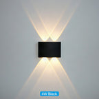 Waterproof indoor and outdoor LED wall light