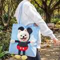 Head-Out Cat Carrier Tote for Walks & Vet Visits - Lightweight Canvas Pet Bag for Cats & Small Dogs