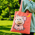 Head-Out Cat Carrier Tote for Walks & Vet Visits - Lightweight Canvas Pet Bag for Cats & Small Dogs