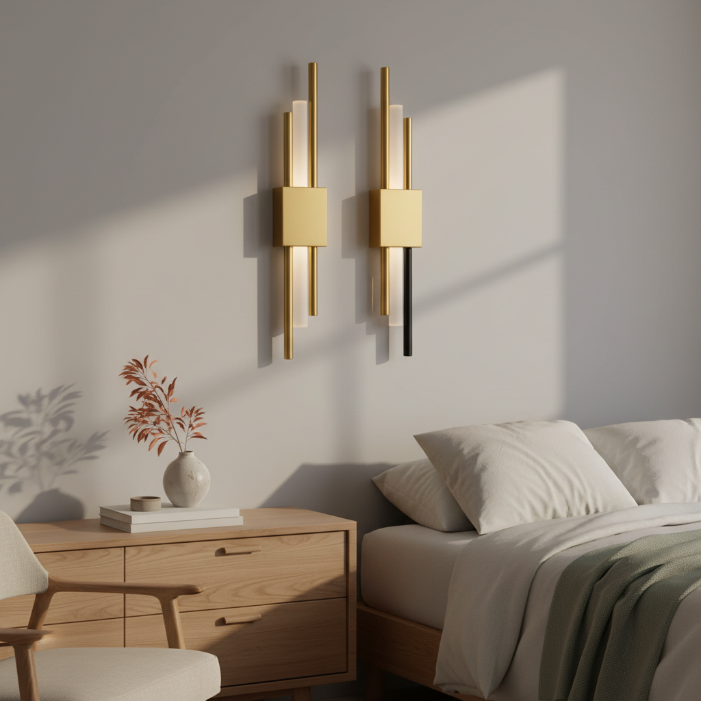 Glitch Wall Light Sconce | Dimmable LED Wall Lamp with Touch Control and Remote