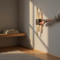 Glitch Wall Light Sconce | Dimmable LED Wall Lamp with Touch Control and Remote