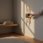 Glitch Wall Light Sconce | Dimmable LED Wall Lamp with Touch Control and Remote