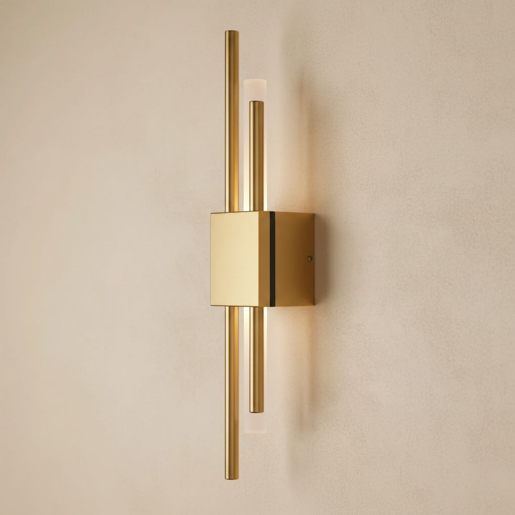 Glitch Wall Light Sconce | Dimmable LED Wall Lamp with Touch Control and Remote