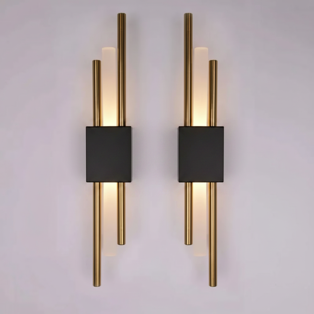 Glitch Wall Light Sconce | Dimmable LED Wall Lamp with Touch Control and Remote