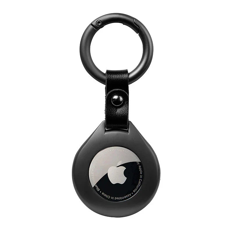 High-Quality Leather Metal Pendant Protective Case for Apple Airtags