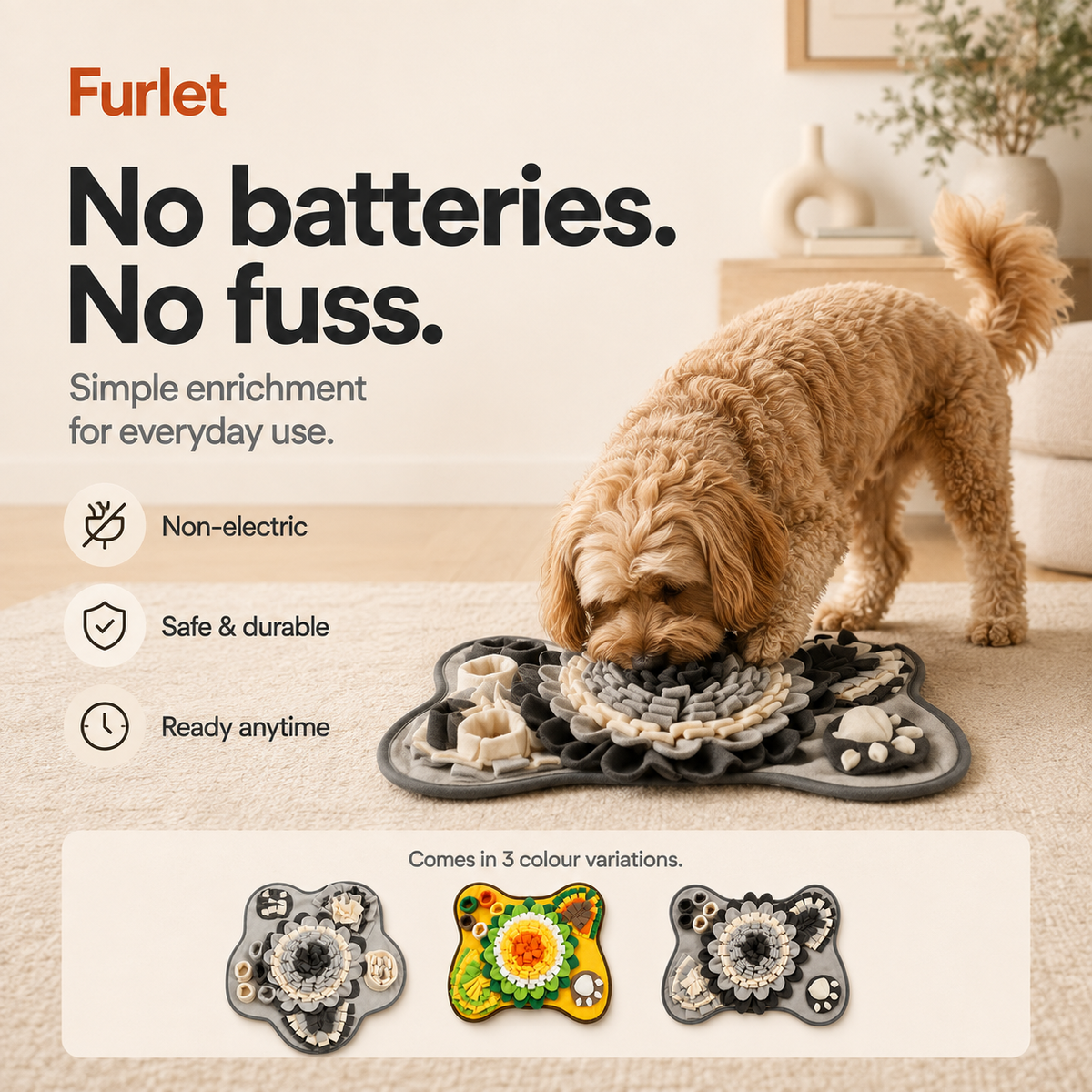 Interactive Dog Snuffle Mat