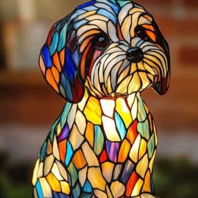 Psineo – LED night lamp with a dog | cozy atmosphere