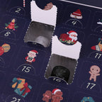 Crystal advent calendar with 24 natural gemstones