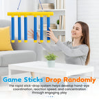 Kids Reflex Game Reaction Trainer Falling Stick Drop Challenge
