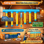 Kids Reflex Game Reaction Trainer Falling Stick Drop Challenge