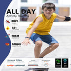Kids smartwatch with GPS, fitness tracking, and health functions – Viona