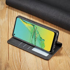 Leather Magnetic Case for Samsung Phones: Chic Protection