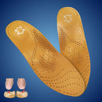 LeatherGuard Orthopaedic Leather Shoe Insole | Shock Absorption - Arch Support - Comfortable Insole - Foot Pain Relief -