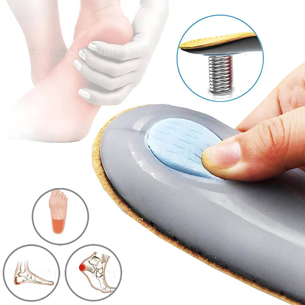 LeatherGuard Orthopaedic Leather Shoe Insole | Shock Absorption - Arch Support - Comfortable Insole - Foot Pain Relief -