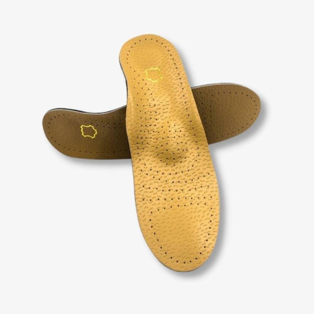 LeatherGuard Orthopaedic Leather Shoe Insole | Shock Absorption - Arch Support - Comfortable Insole - Foot Pain Relief -