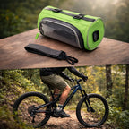 Bike Handlebar Storage Bag with Touchscreen Phone Compartment