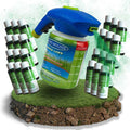 Liquid Lawn Hydro Mousse Spray On Grass Seed | Easy Application for Patchy Lawns & High-Traffic Areas