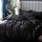 Luxury Silk Satin Bedding Set - SilkElegance