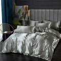 Luxury Silk Satin Bedding Set - SilkElegance