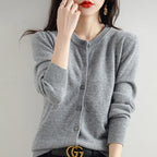 Lyria Cashmere Cardigan Soft Knit for Spring and Autumn