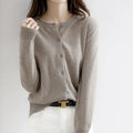 Lyria Cashmere Cardigan Soft Knit for Spring and Autumn