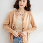 Lyria Cashmere Cardigan Soft Knit for Spring and Autumn