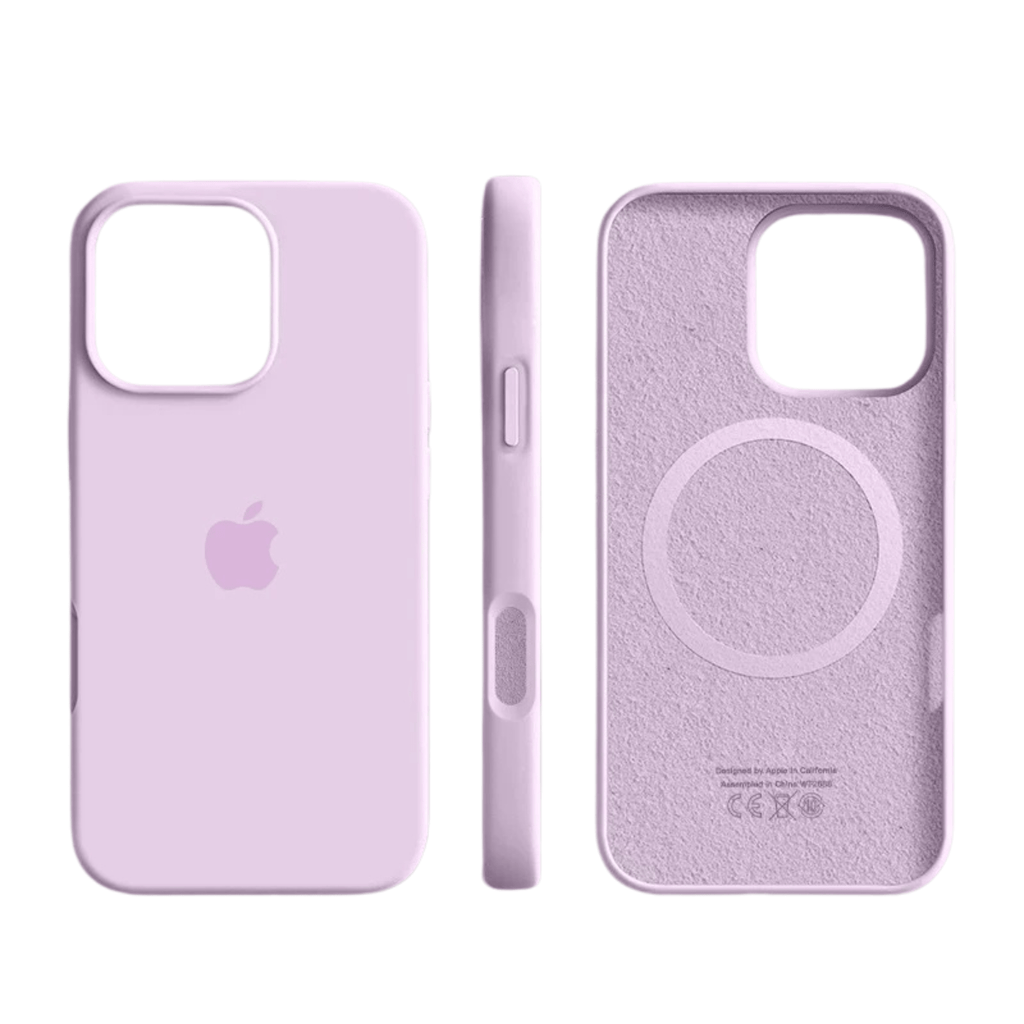 Magnetic silicone case with soft-touch surface for iPhone