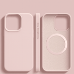 Magnetic Silicone iPhone Case - Soft Touch & MagSafe Compatible