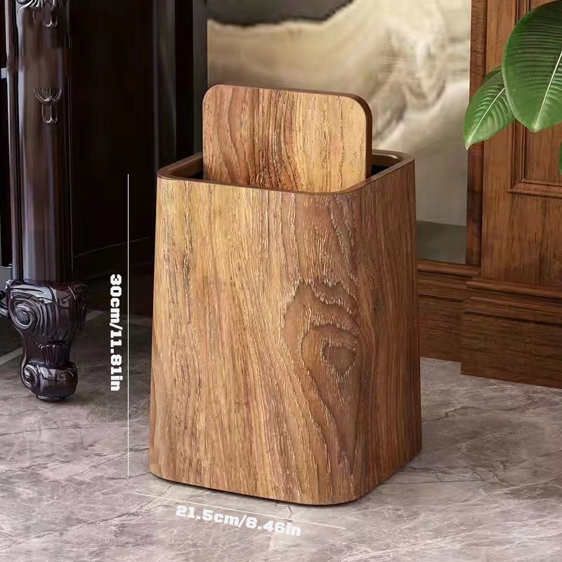 Marble Bin | Elegant Swivel Lid