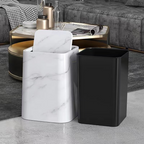 Marble Bin | Elegant Swivel Lid