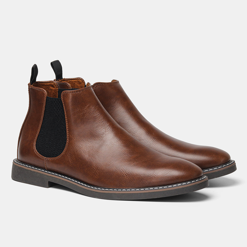Men's Chelsea boots with elasticated side panels