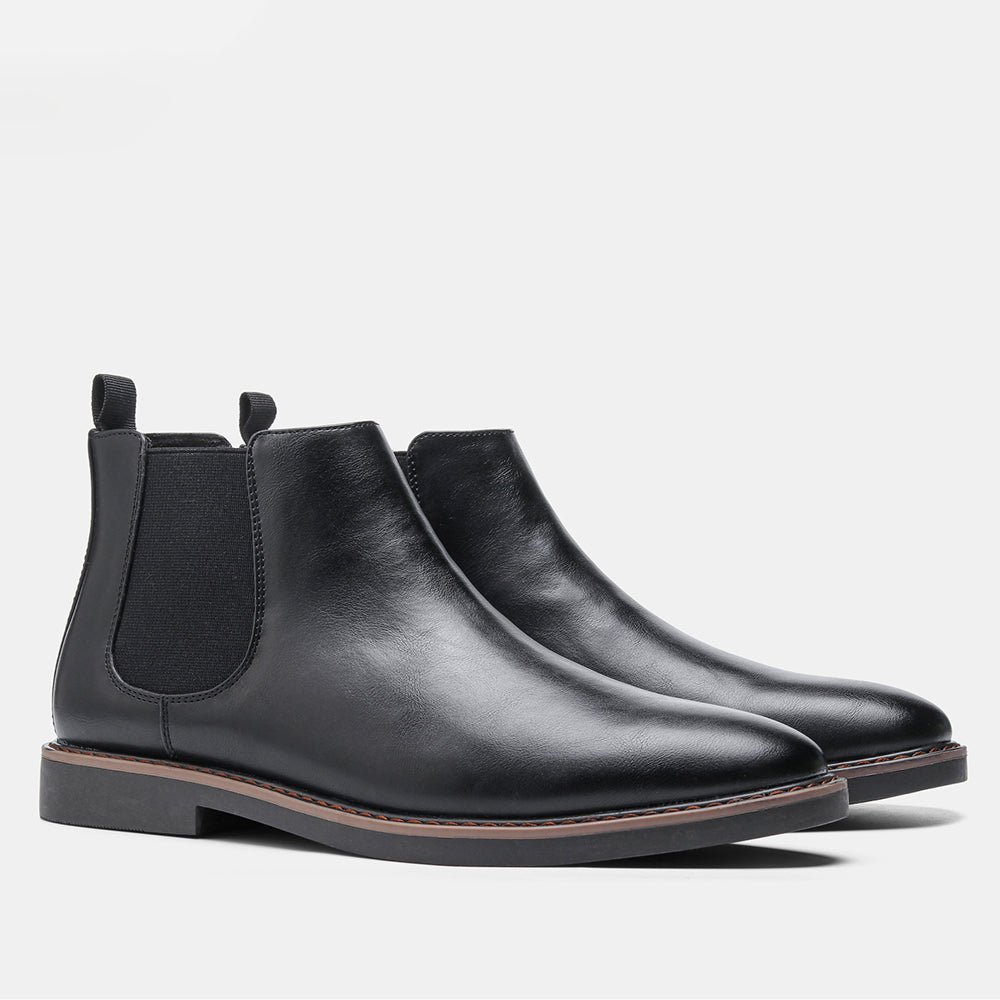 Men's Chelsea boots with elasticated side panels