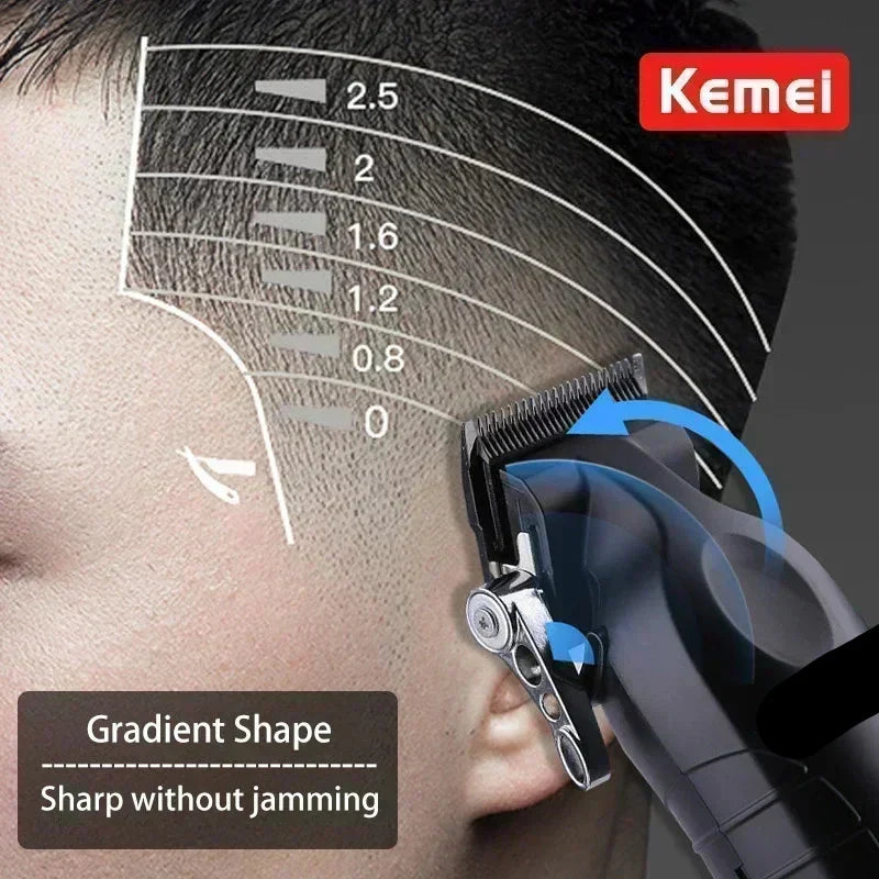 Men's Professional Electric Hair Clipper & Shaver Kit