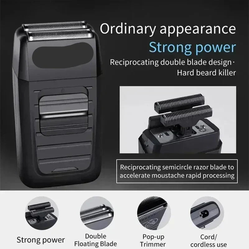 Men's Professional Electric Hair Clipper & Shaver Kit