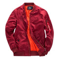 Men's Quilted Lined Bomber Jacket
