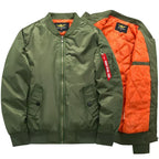 Men's Quilted Lined Bomber Jacket