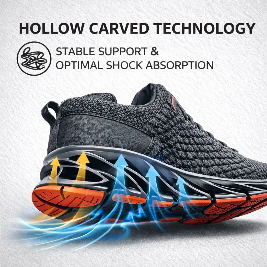 Mens Orthopaedic Athletic Trainers with Supportive Sole