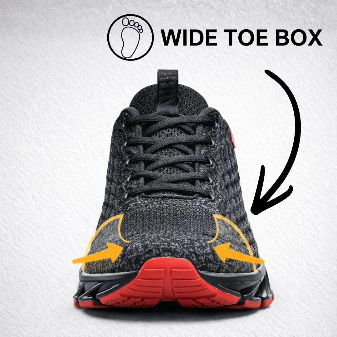 Mens Orthopaedic Athletic Trainers with Supportive Sole