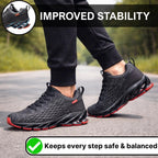 Mens Orthopaedic Athletic Trainers with Supportive Sole