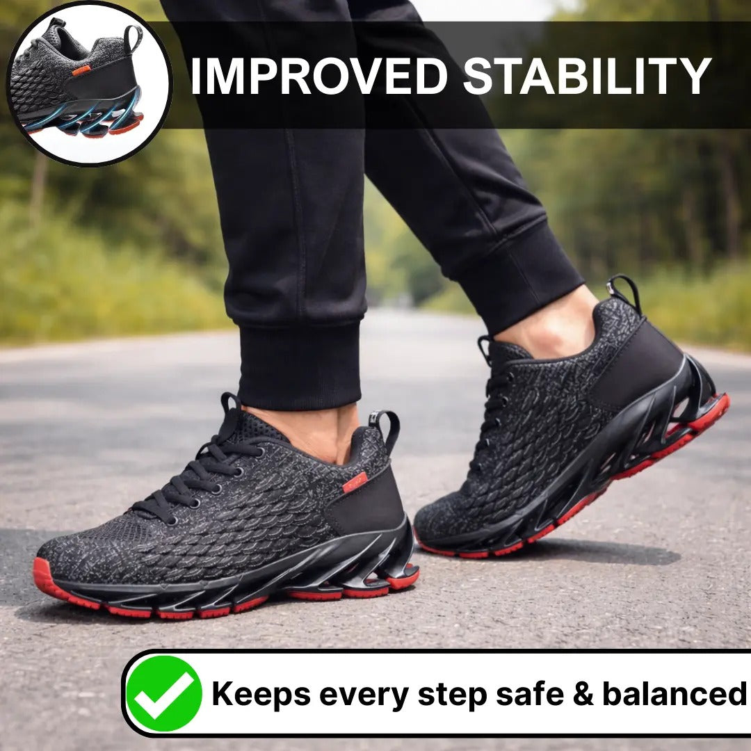 Mens Orthopaedic Athletic Trainers with Supportive Sole