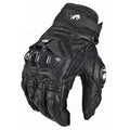 Motorcycle Gloves RidePro Carbon | Wind & Waterproof | Touchscreen Compatible | Genuine Leather Protectors | For Summer 